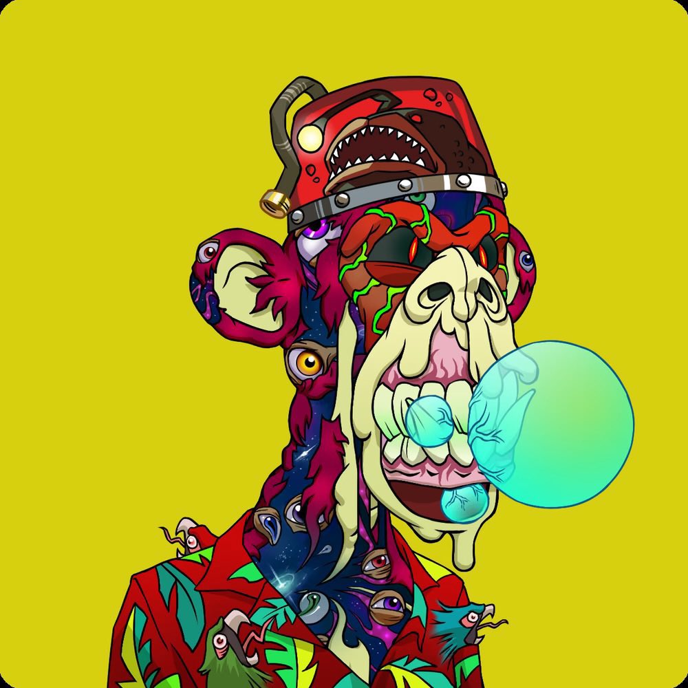 eth_eagle's tweet photo. Happy Halloween 🎃 🧪🦍🍌 
@BoredApeYC https://t.co/3cl6ZwA2ct