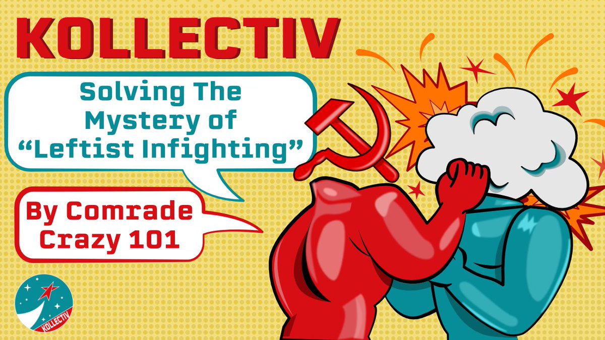 LumpyLouish's tweet image. @KollectivTV 's latest video essay is premiering tonight called Solving the Mystery of Leftist Infighting. youtube.com/watch?v=mieI9a…