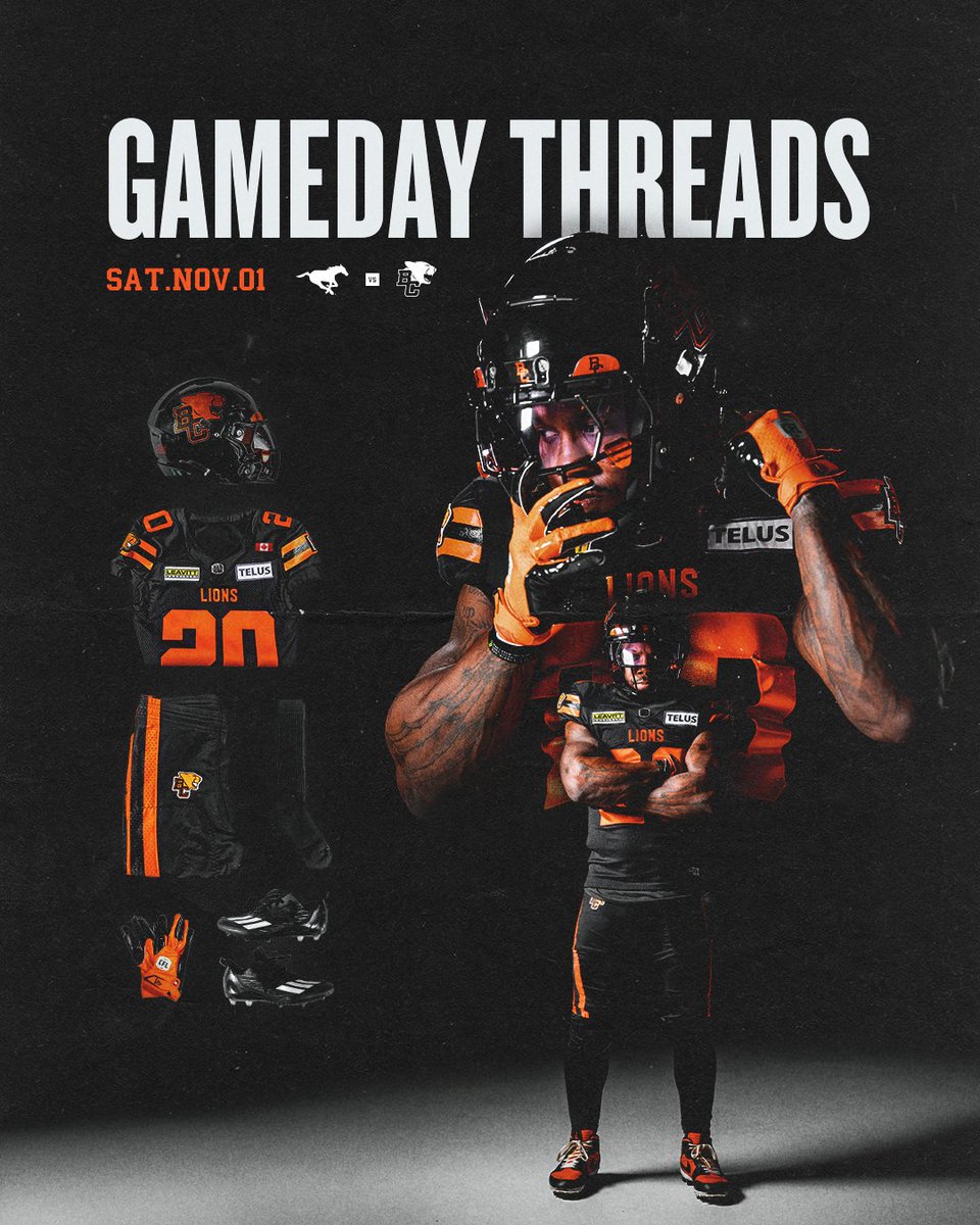 Now that’s a playoff fit.

Gameday Threads 🧵⁣⁣⁣⁣⁣⁣⁣⁣⁣

#BCLions | #RoarAsOne