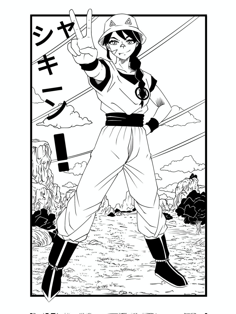 VolticCore's tweet image. エネルギー、態度、規律!! ✒️
#ERiSA #FortniteArt #DragonBall