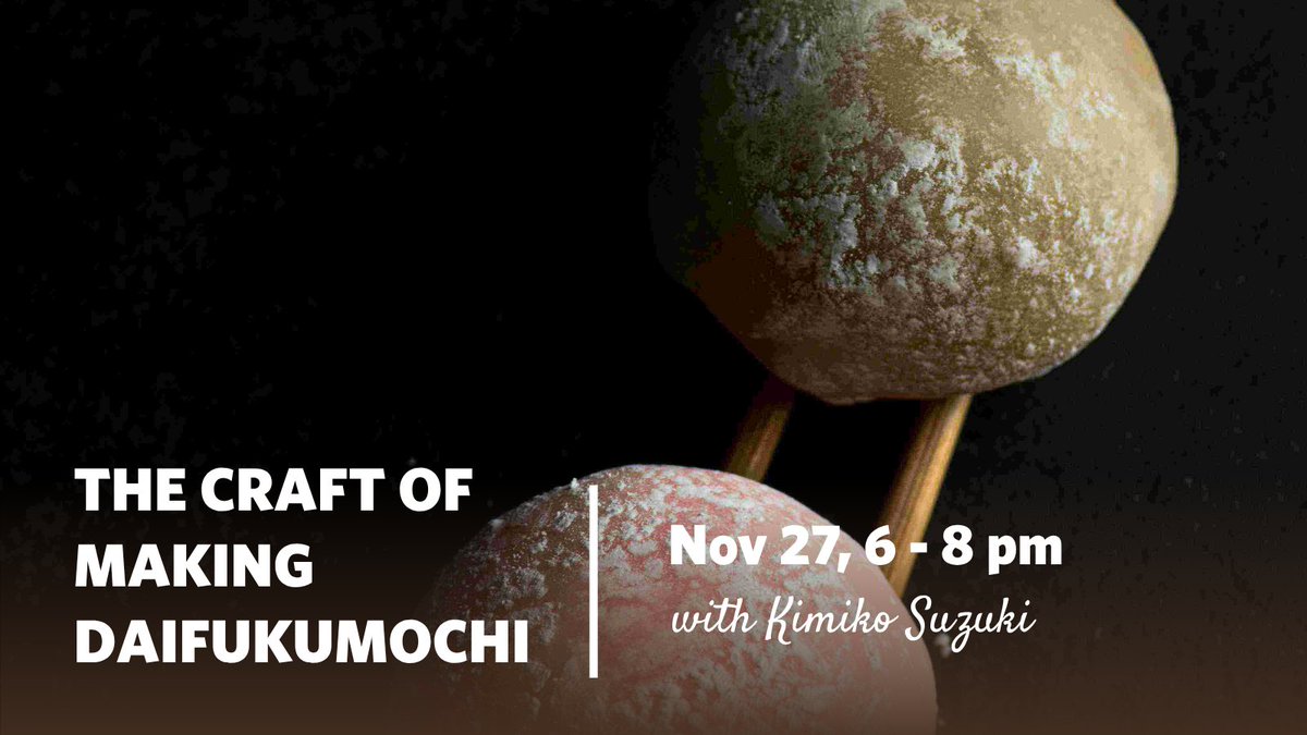 Join for two hands-on workshops that celebrate global ingredients, seasonal cooking, and community learning.

🍴 Cooking with Quinoa: Nov 13, 7-9 pm
🍡 Daifuku Mochi (Japanese Sweet Snack): Nov 27, 6-8 pm

Register through our website!