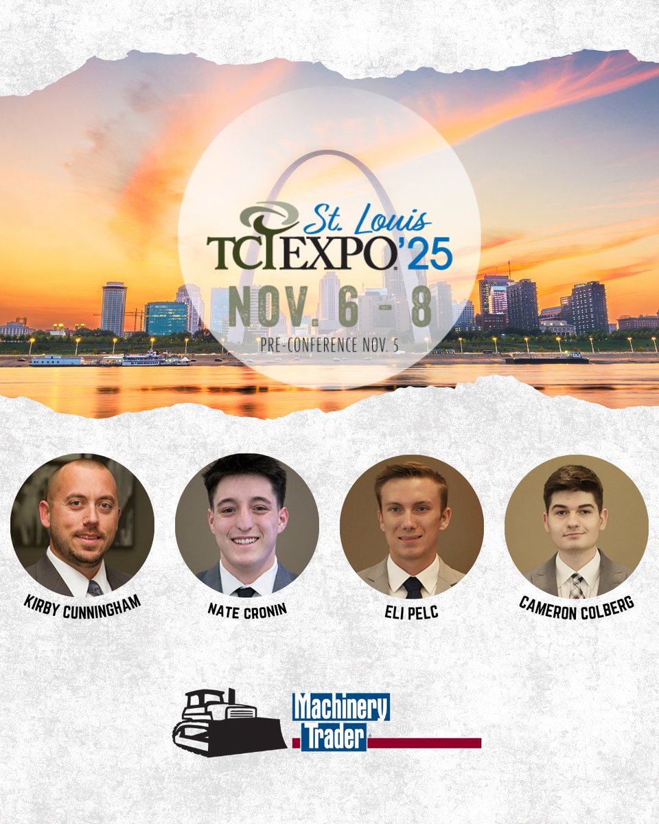 machinerytrader's tweet image. 🚧We’re heading to the 2025 @WeAreTCIA Expo in St. Louis, MO! 🌳

📅 November 6th–8th
📍 Booth 1939

Learn more ➡️ ow.ly/91JF50Xl43v

#TCIExpo #MachineryTrader #TreeCare #EquipmentExpo #StLouisEvents