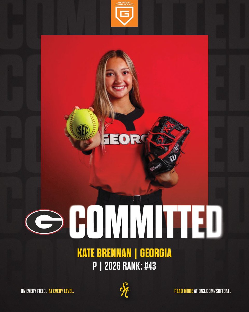 Kate Brennan was one of our biggest risers in our latest 2026 recruiting rankings update.

<a href="/kate_brennan3/">Kate Brennan 2026</a> | <a href="/UGASoftball/">Georgia Softball</a> 

on3.com/softball/news/…