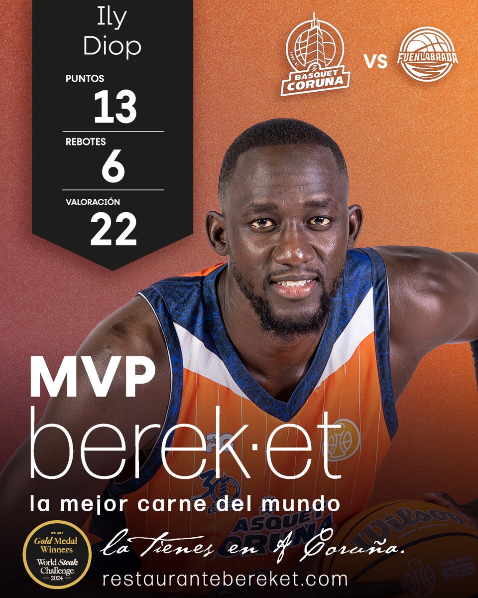 El 𝐌𝐕𝐏𝐁𝐞𝐫𝐞𝐤𝐞𝐭 de la jornada 6 tiene dueño, Ily Diop! 🔥💪🏿

Su gran actuación le ha servido para llevarse su segundo premio de la temporada 🥳