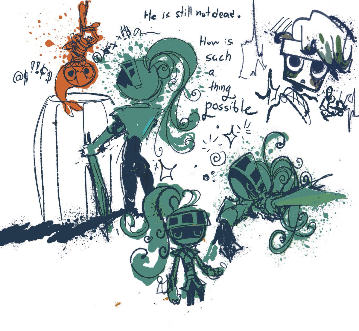 Thank you <a href="/TheTamers12345/">Tamers12345</a> for drawing that delectable mouth watering eye closing ass clenching voice whimpering knight in shining armor i hope he is happy now that he has to pay taxes in dandy’s world #Dandysworld