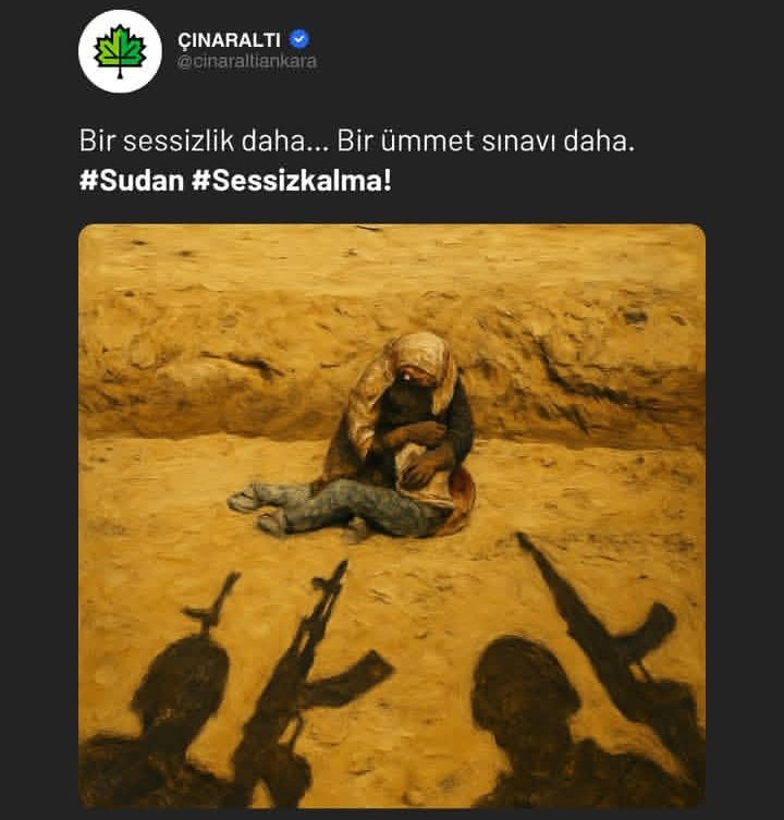 FenerEnis's tweet photo. Bugün İslam âleminin başına gelen bu musibetler büyük bir imtihanın tecellisidir. Bu Sudan in El-Fesir sehrindeki zulmü yaşayan kardeşlerimize belki Cennet kapıları sonuna kadar aralanırken, bizlerede safımızı ne yönde tayin edeceğimiz düşmüştür. 
Zulmü duyurmak borcumuzdur.. https://t.co/BGAK0cOFp6