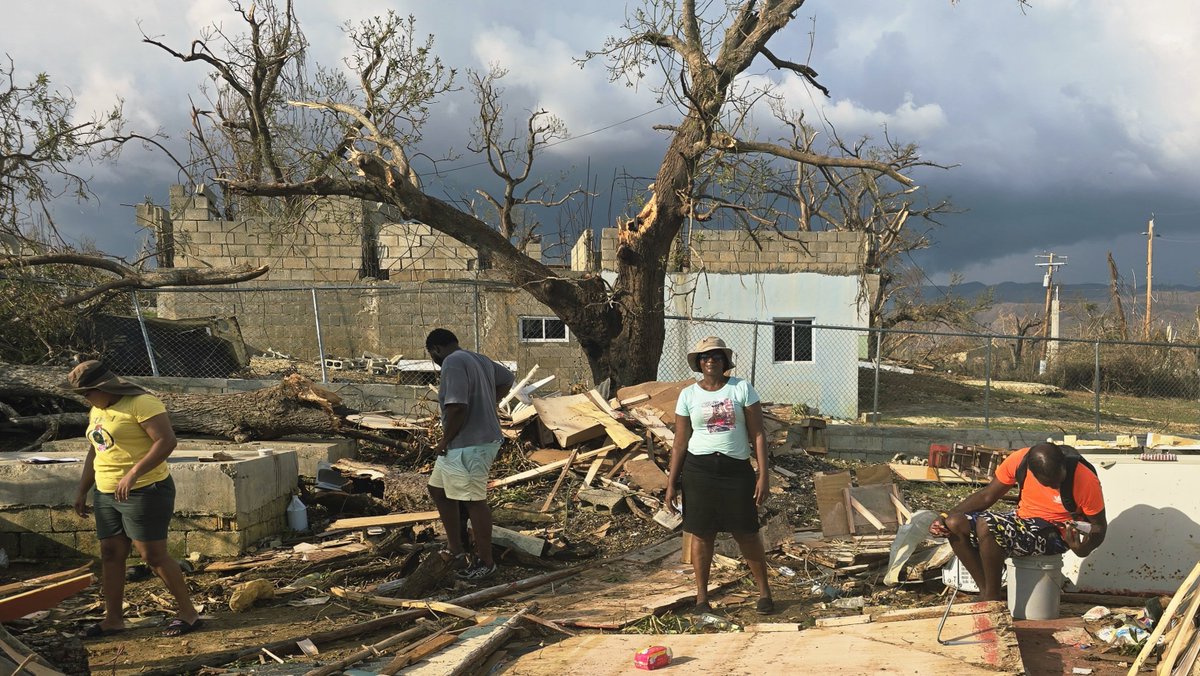 Princess Watson of Crawford #Jamaica stands atop the ruins of her home and business, Princess Watson Grocery Store. Like so many residents and small-business owners here, she's going to need fast help getting back on her feet and making her business self-sustaining again. After