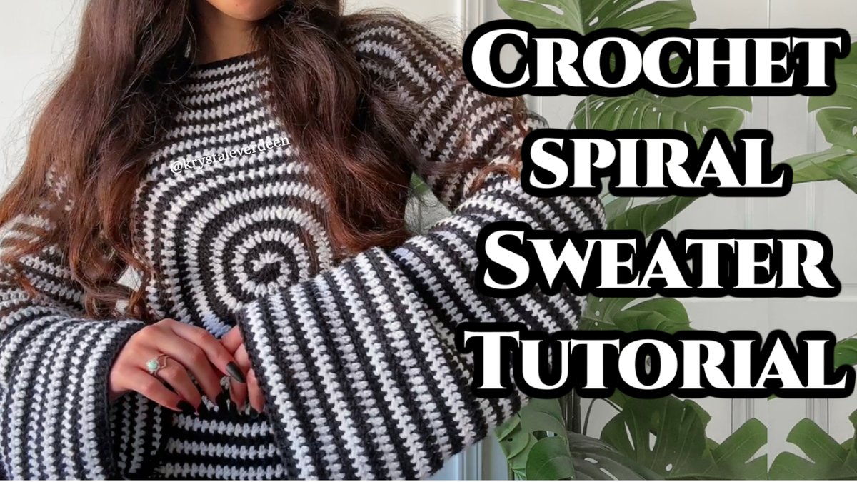 Crochet Spiral Sweater Tutorial │ How to Crochet a Sweater youtu.be/GjdrkAuSvlg?si…