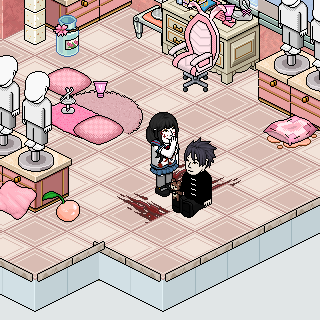 mateus_blet's tweet photo. #HalloweenNaGO @GOHabblet 
nick: -Importado-  e Kiwi
Yandere Simulator https://t.co/5OFrmLnOsQ