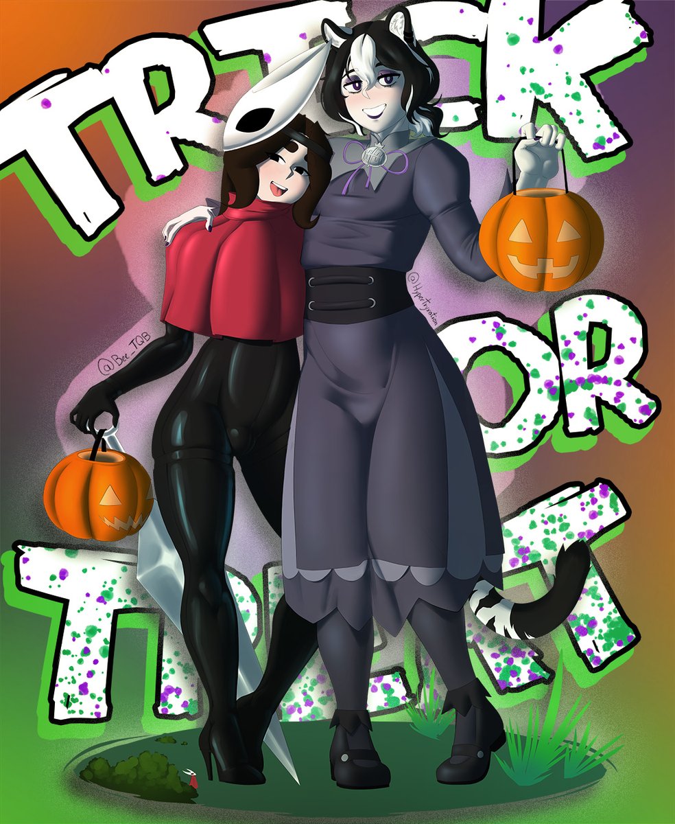 🎃 Tryx or Bee~t! 🍬
(Is that pun too much of a stretch?)
Don't worry about it, give us candy, BOO!!!
.˚⊹.🍭₊˚
🎨: <a href="/Bee_TQB/">Bee the bee🔞</a> ⁽ᵃⁿᵈ ᵇᵃᶜᵏᵍʳᵒᵘⁿᵈ ᵇʸ ᵐᵉ⁾