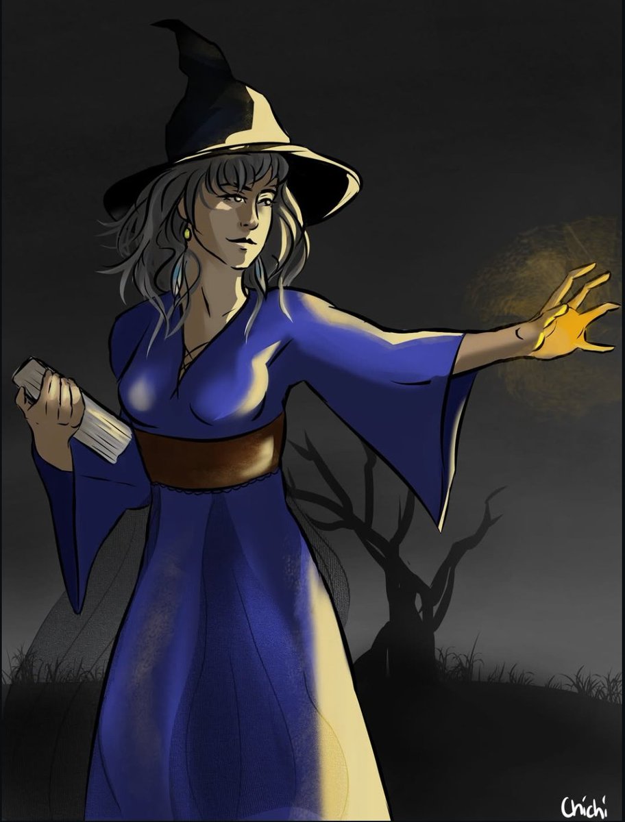 GuiltyChihuahua's tweet photo. HAPPY HALLOWEEN 👻
My oc Alva as a witch. Pose from @theposearchives for #dtpysoct25 ! https://t.co/nnk55dM0Mg