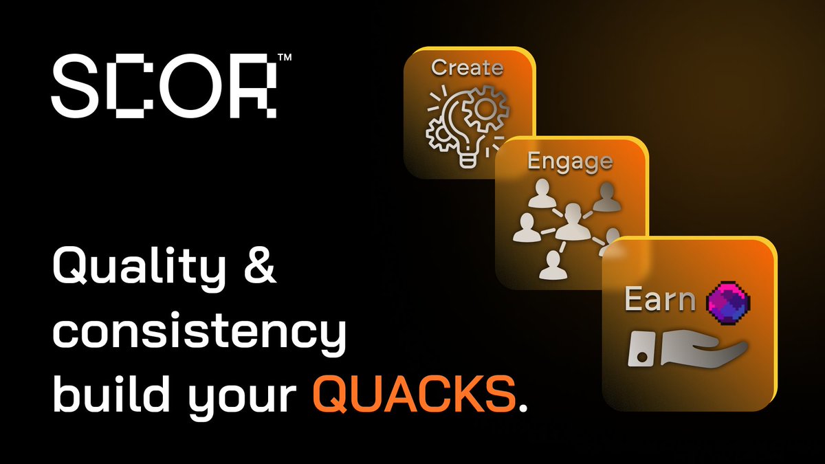 ardanaabbcc's tweet image. Yeah,Quality and consistency are the SCOR to building your QUACKS: Create, Engage, and Earn with confidence.
@SCORProtocol
@sweet