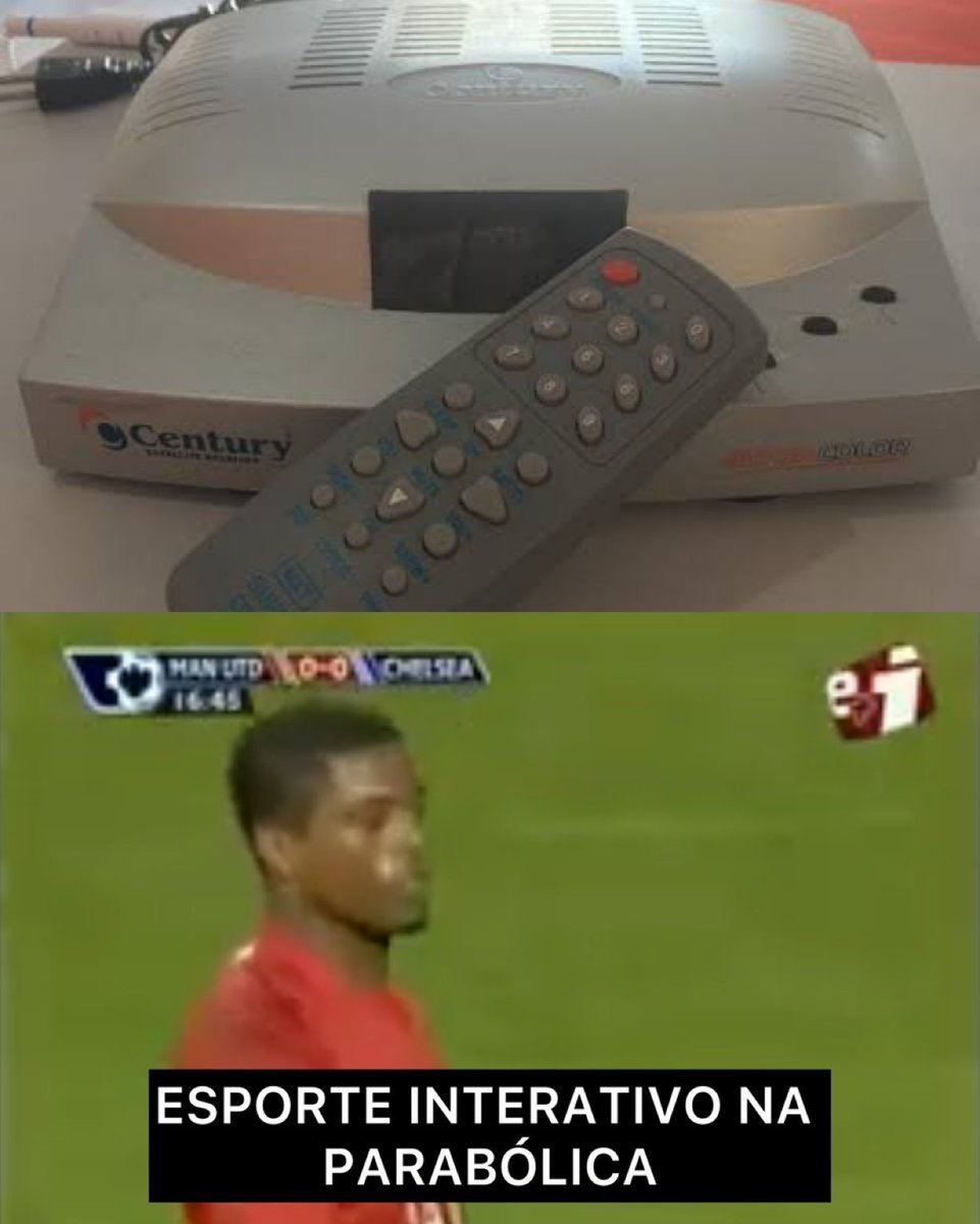 futnostalgico's tweet image. POV: Anos 2000 e você assistia o Esporte Interativo na parabólica 🥰