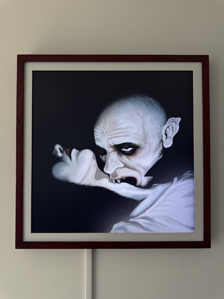 a thread of all THE DAM AFTER DARK artworks 🎃🪡👇

1/ "Visitor at Night" by <a href="/ram_dezin/">RAM</a>