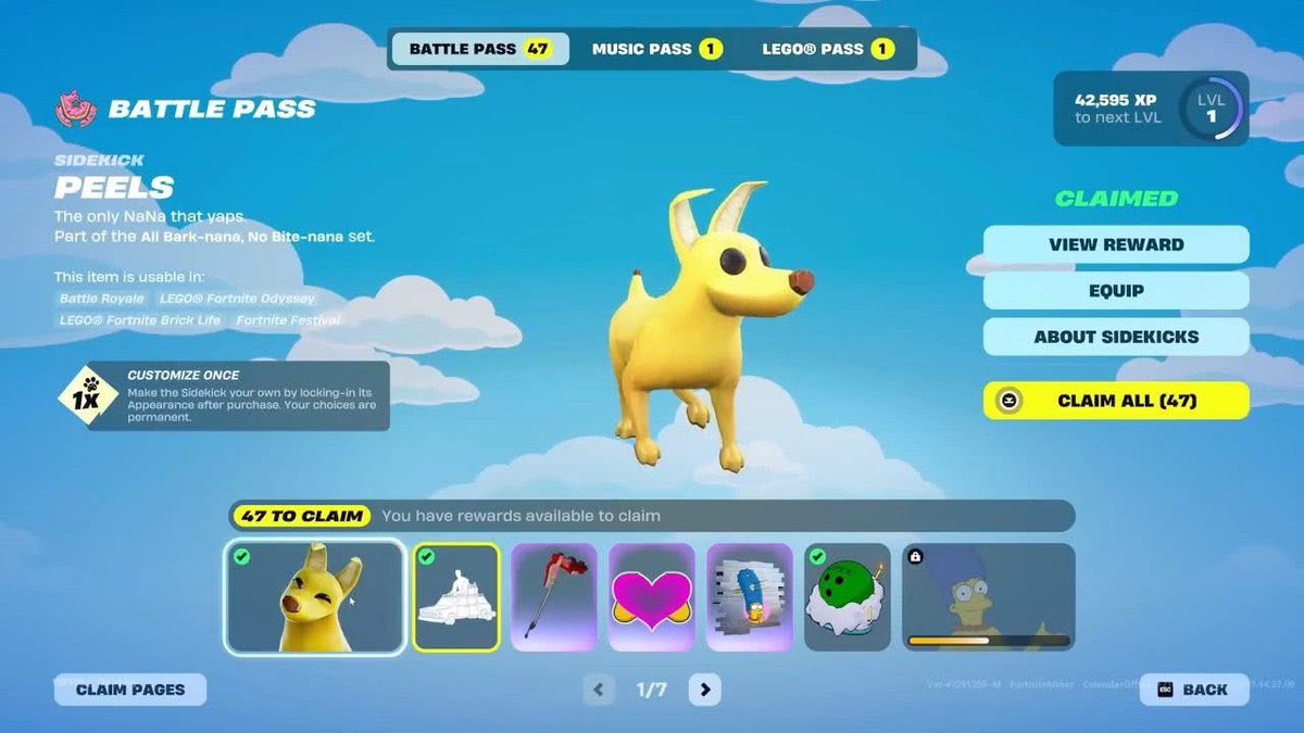 Darko1625's tweet photo. Pase de Fornite X Simpsom 

#fornite #Simpsom #colaboracion https://t.co/p5JdzPhL1g