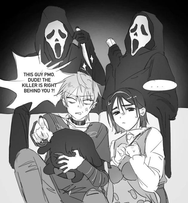 ghostface pt. 2 for halloween 👻 kyaaaaaa #alnst 