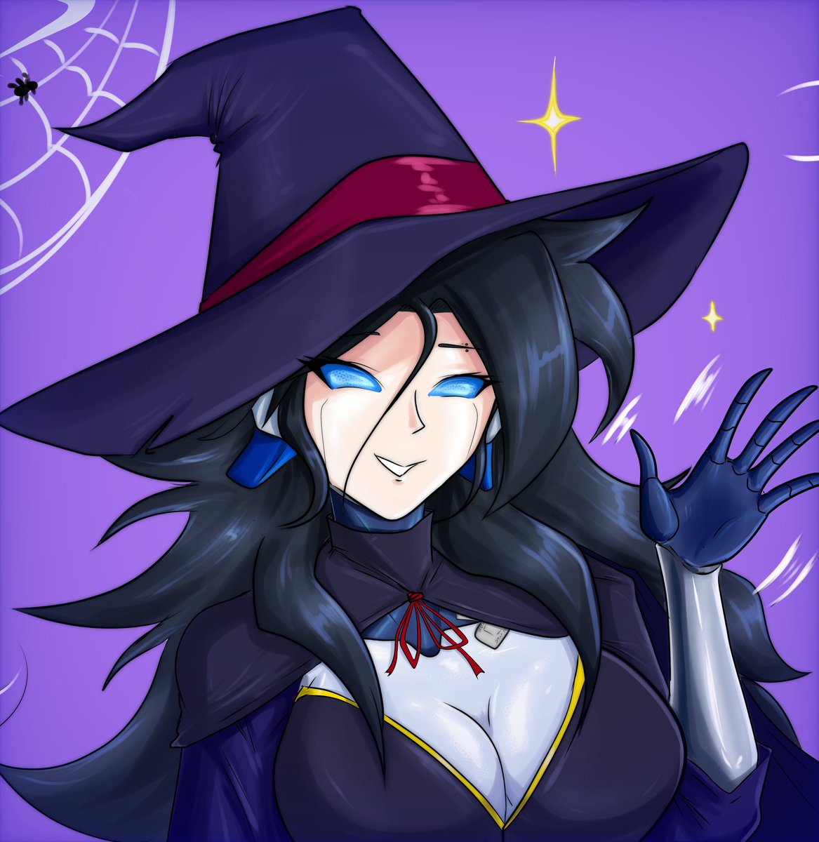 My beloved Suito, disguised as a cute Witch 
A robot Witch!
Happy Halloween!!🎃🎃🧡
#Halloween #Halloween2025 #fembot #robotgirl