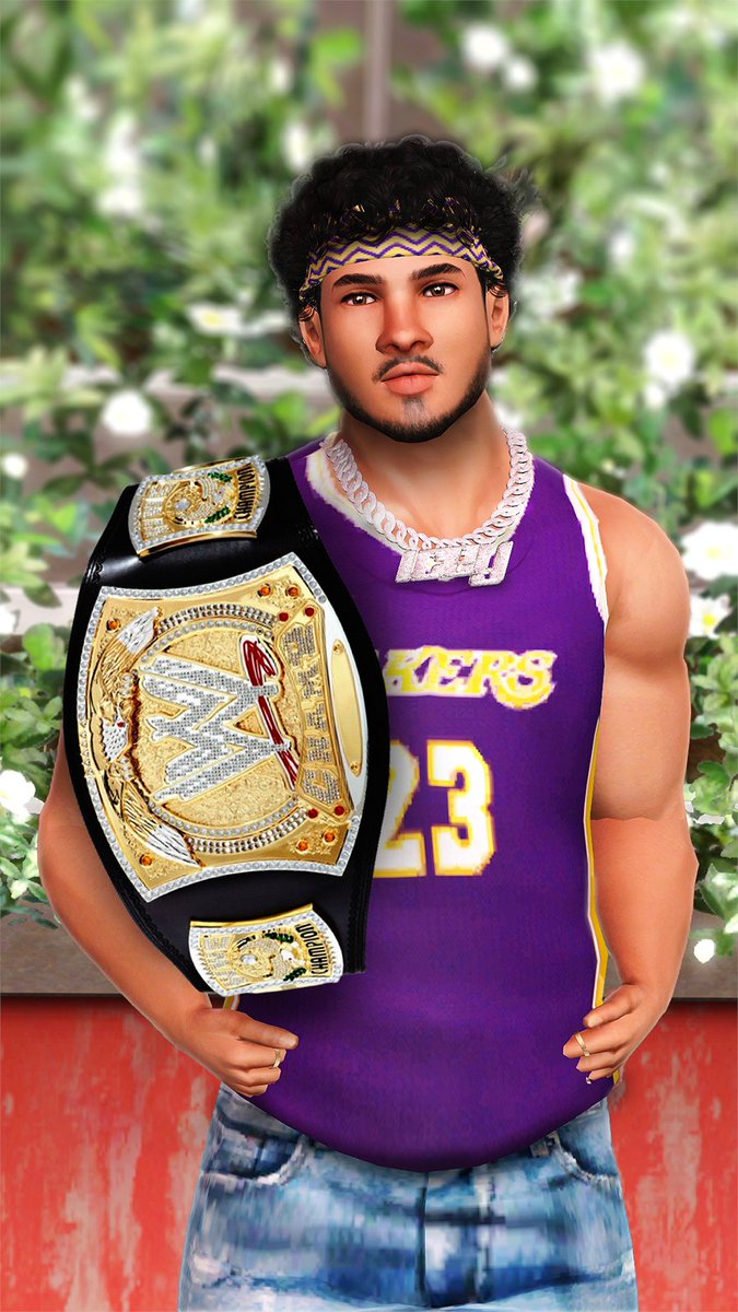BIGBOSA05's tweet photo. lu cena, the champ is here #S3Halloween2k25 https://t.co/u7Or47DAs7
