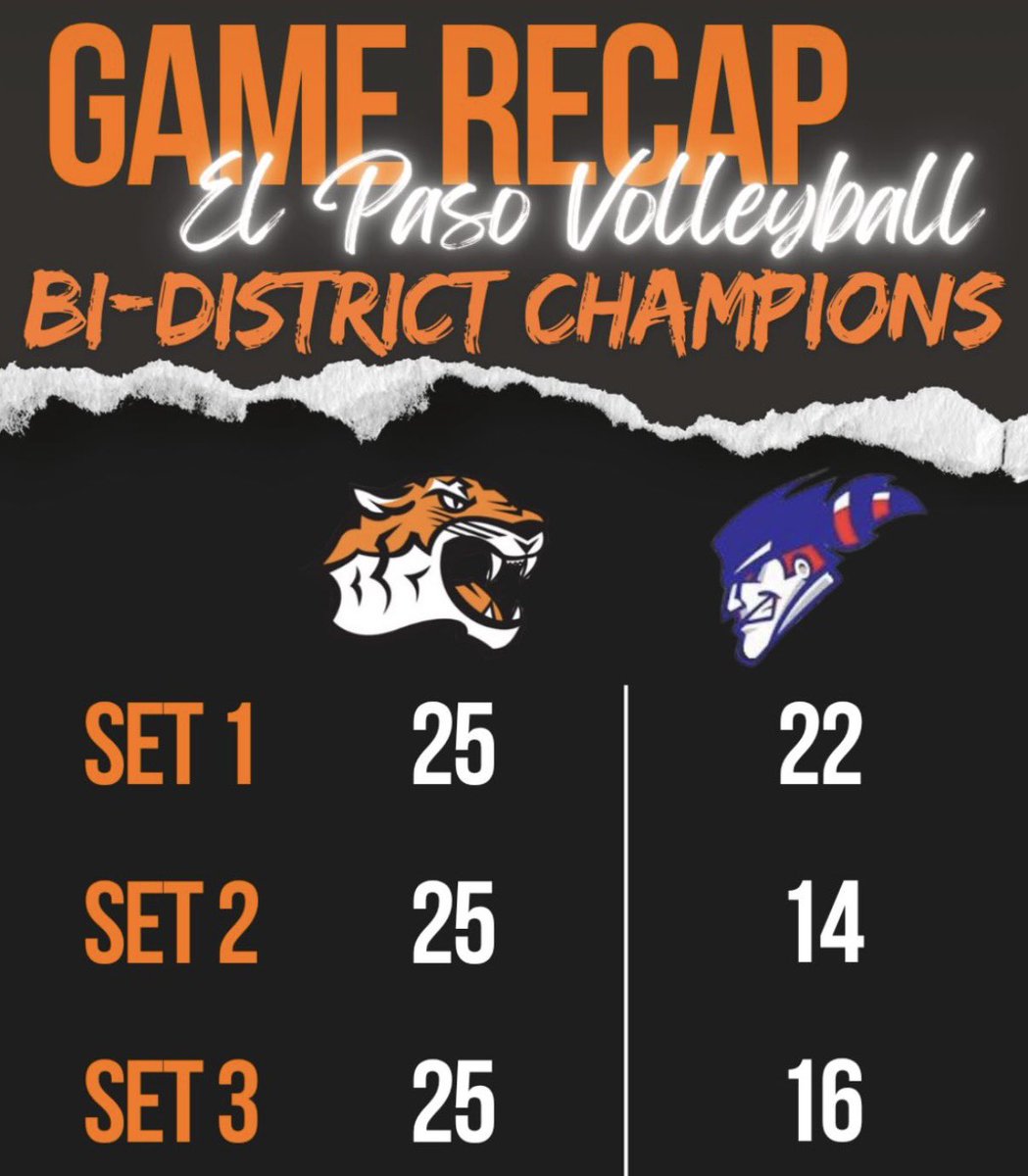 El Paso High School Volleyball tweet media