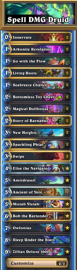 Finished Top 17 Legend EU for the october season, I'm way too far off Last Chance Qualifier standards but this is still a great warm-up for next year.

Mostly played Spell Damage Druid all season with about 60-65% winrate, code below :