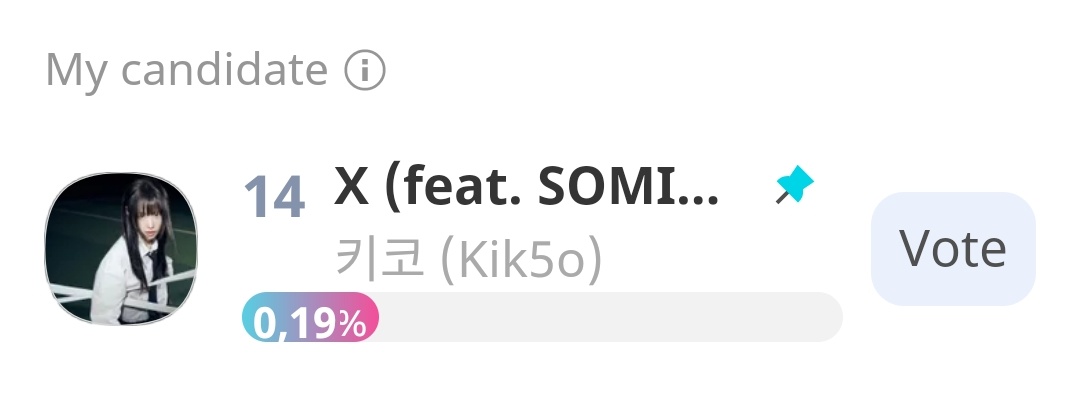 KDMBrasil's tweet image. 🏆 31.10.25 - VOTEM NA SOMIN NO IDOL CHAMP!

KIK5O está concorrendo para win no Idol Champ com a parceria com a Somin.

Cada coração(rosa ou azul) se transforma em um voto!

A votação termina 02h59 do dia 03/11 e o KARD está em 19° lugar.

🔗promo-web.idolchamp.com/app_proxy.html…

#KARD #카드