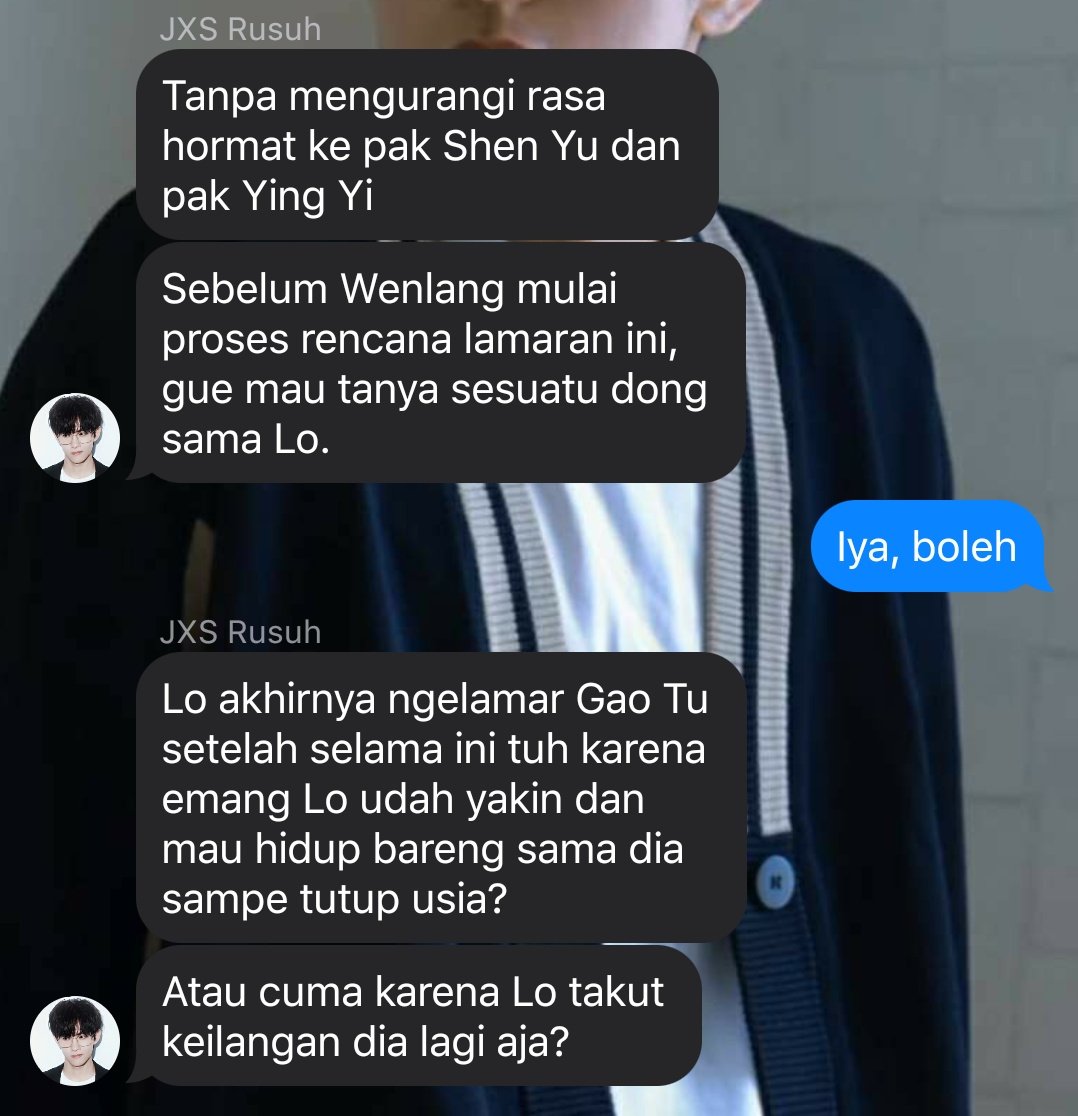 RuRockaikun's tweet photo. 177. Jawaban Wenlang menentukan segalanya https://t.co/wTVnX19Dza