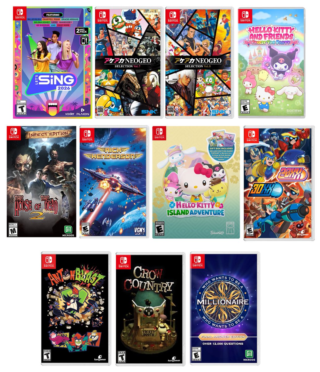 Nintendo Switch Week - Nov 2/Nov 8 #NSW Links to each game are below.