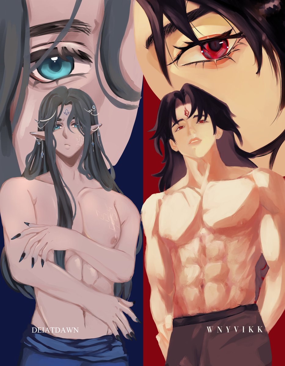 wnyvikk's tweet photo. #MobeiJun and #LuoBinghe with @deiatdawn  
#svsss Treat for the Halloween 🍁 https://t.co/mh9FemcpNr