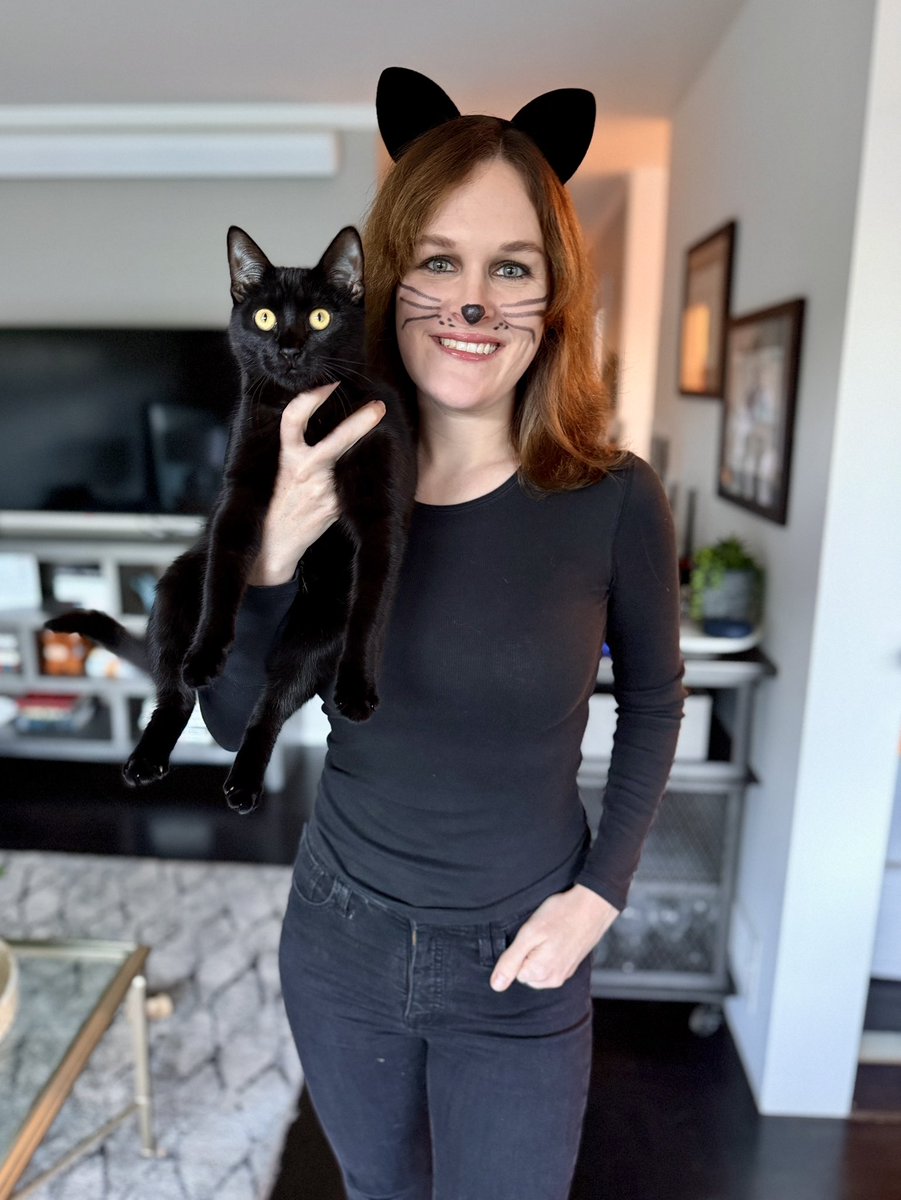 Dressed up as Finn for his first Halloween 🐈‍⬛