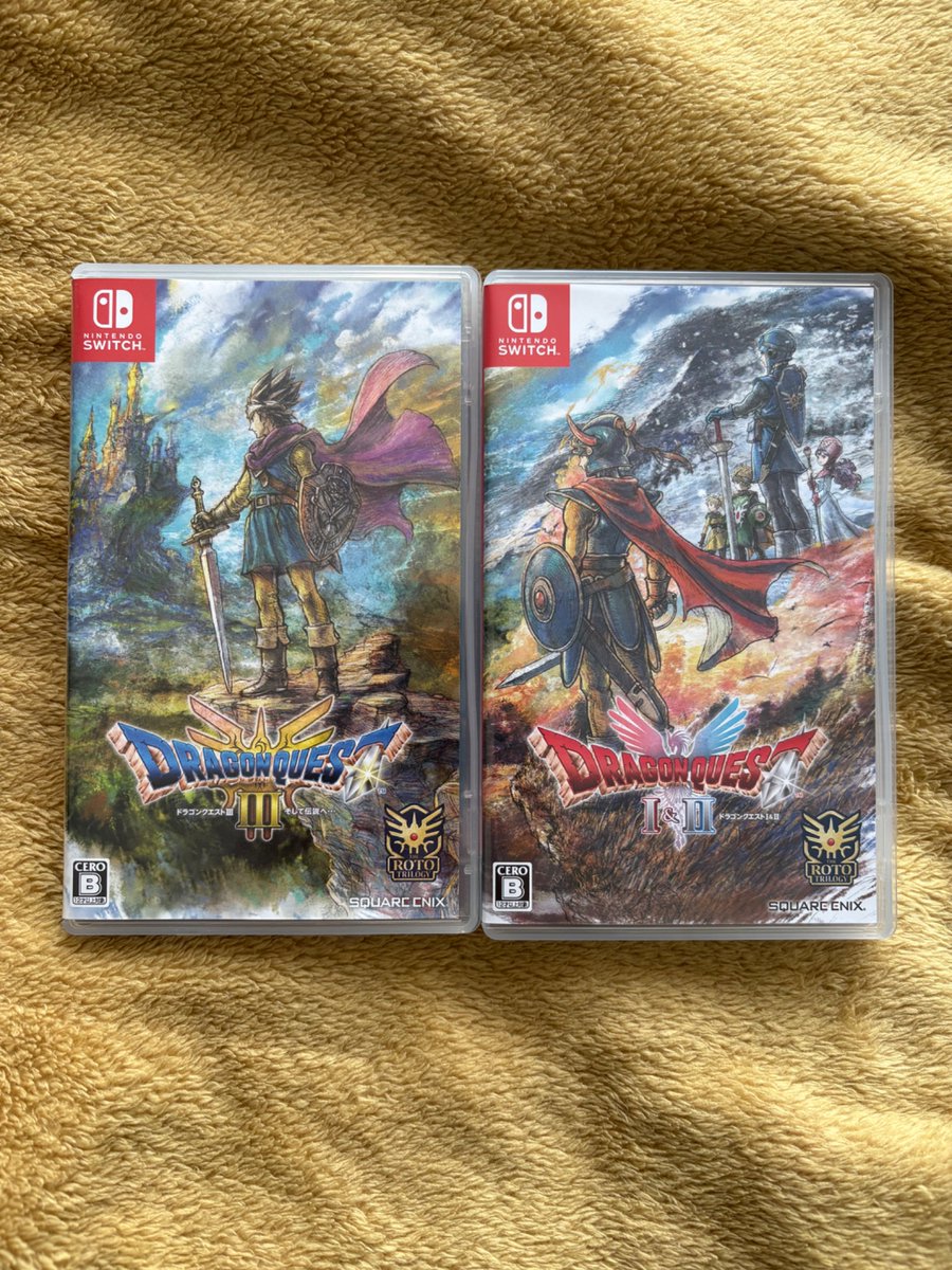 DQ3全クリする前に発売日当日自宅に届きました…😅

#DQ1and2