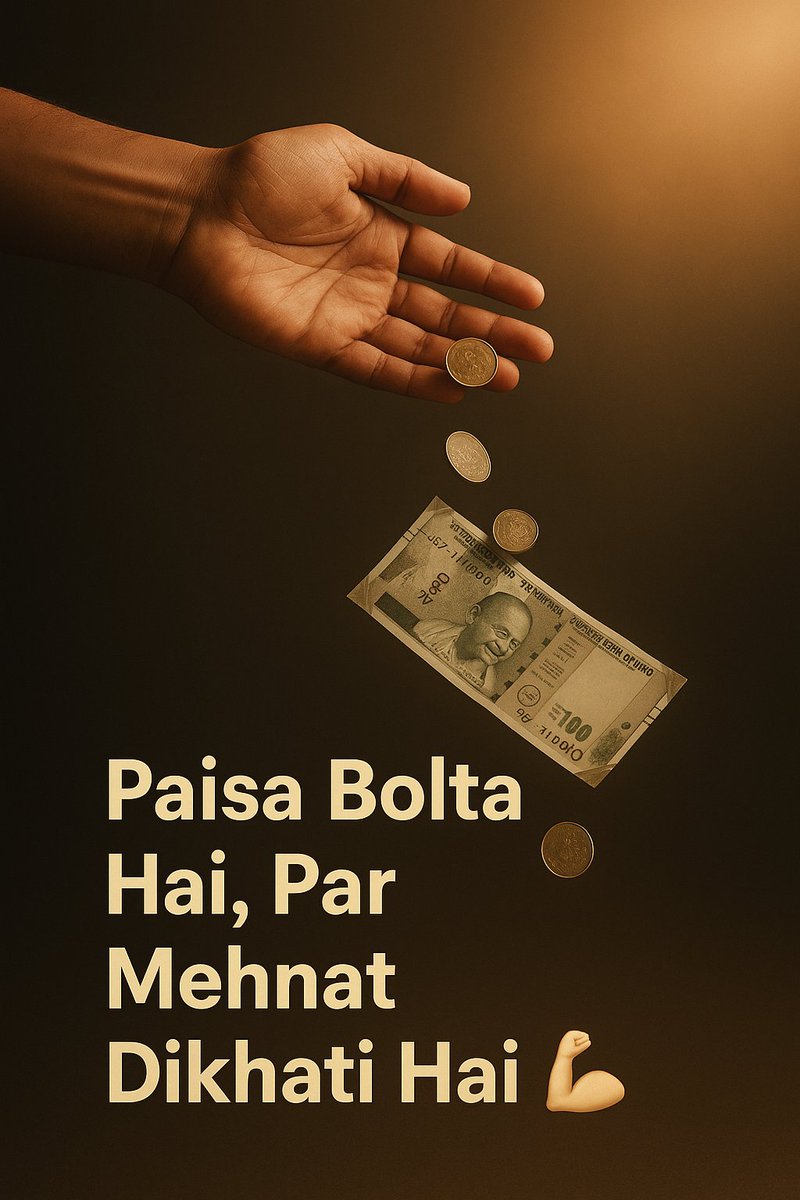 ---

💸 पैसा सब कुछ नहीं होता,
पर बिना पैसे कुछ भी नहीं होता..! 💭
आज के समय में पैसा एक महत्वपूर्ण चीज है जो सबके पास होनी चाहिए। 

🌿 मेहनत करो ऐसे,
कि किस्मत भी बोल उठे — “ले भाई, अब तेरा टाइम है!” 🔥