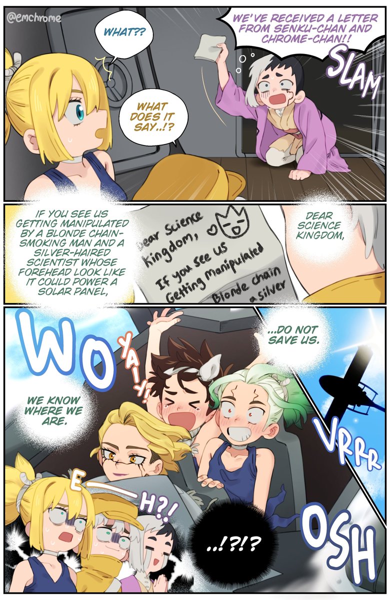 Trick or corn - part 2 🎃🌽
HAPPY HALLOWEEN!
#DrSTONE #dcstプラス #dcst #senku #chrome #xeno #Stanley