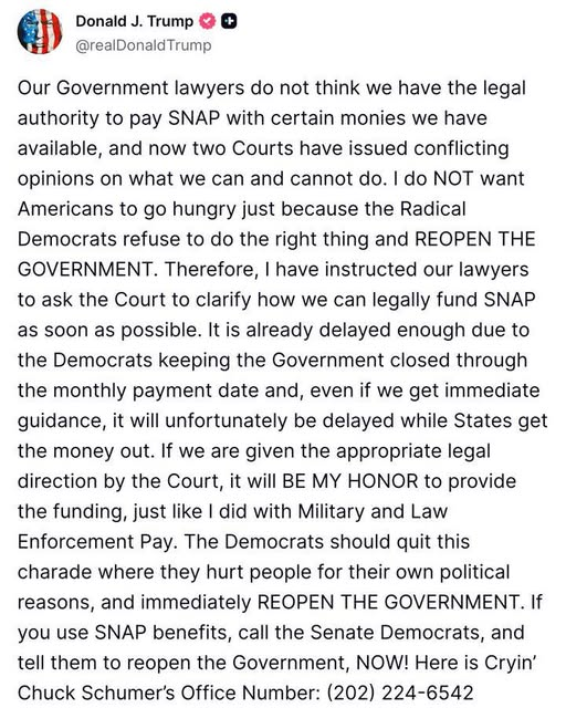 Fresh out from 47 on SNAP benefits🇺🇸