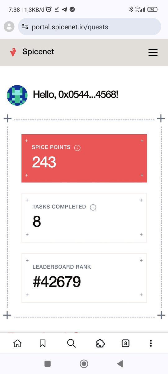 bolodisme's tweet photo. Just checked my leaderboard position on the Spice Portal 🔥
The competition’s heating up — where do you rank? 👀

Check it out yourself on https://t.co/PE9O8ba7F5 and tag @spicenet to join the flow! 🌶️💫 https://t.co/d90ZZYgf86