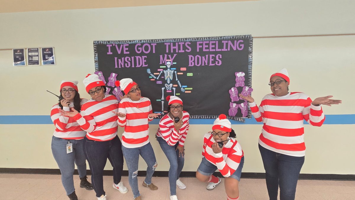 Happy Halloween from the Royal Palm crew! #WheresWaldo <a href="/SPinder0111/">Sanchetta Pinder</a> <a href="/RPE_AP/">Shayla Dekle</a> <a href="/teach_n_sneaks/">Teach_N_Sneaks</a> <a href="/Dr_Howard2/">Dr. Stacie-Jo Howard</a> <a href="/RPEMuseummagnet/">Royal Palm STEM Museum Magnet School</a> <a href="/BcpsSto/">BCPS School Transformation Office</a>