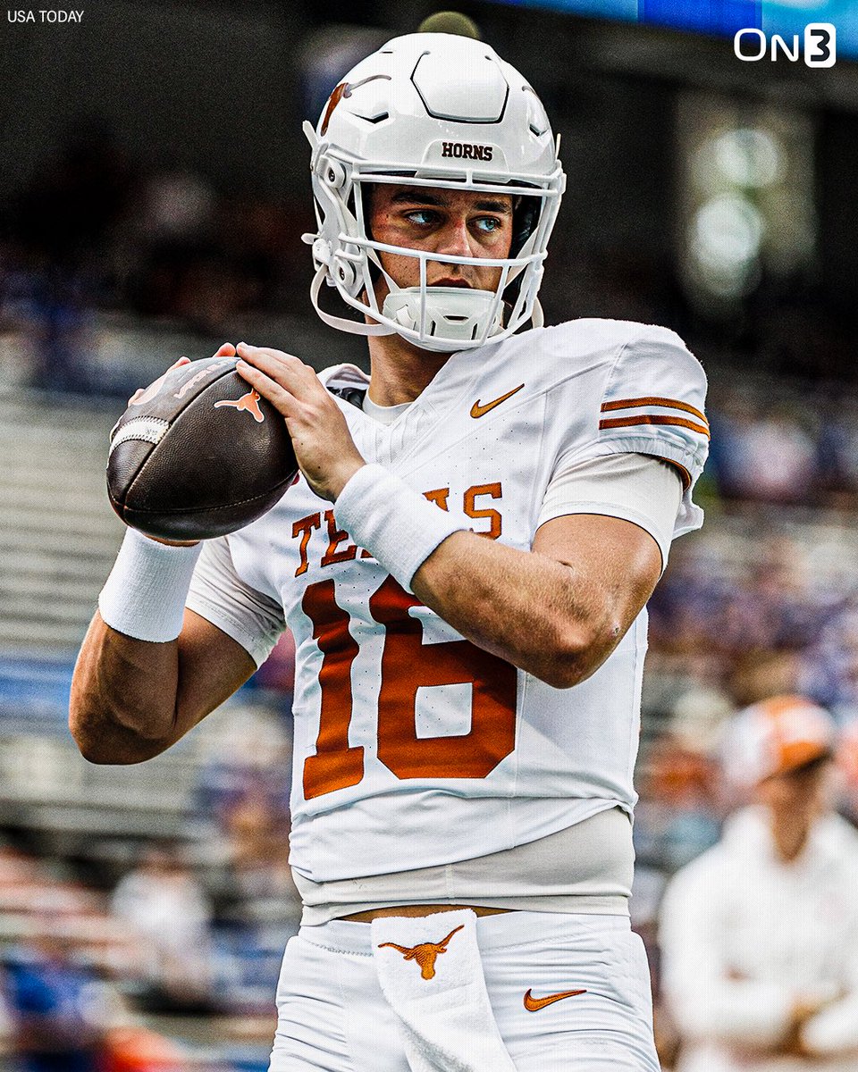 NEW: Texas QB Arch Manning will start against Vanderbilt on Saturday, Steve Sarkisian tells <a href="/clowfb/">Chris Low</a>🤘

Manning was taken off the availability report Friday after clearing concussion protocol.

on3.com/college/texas-…