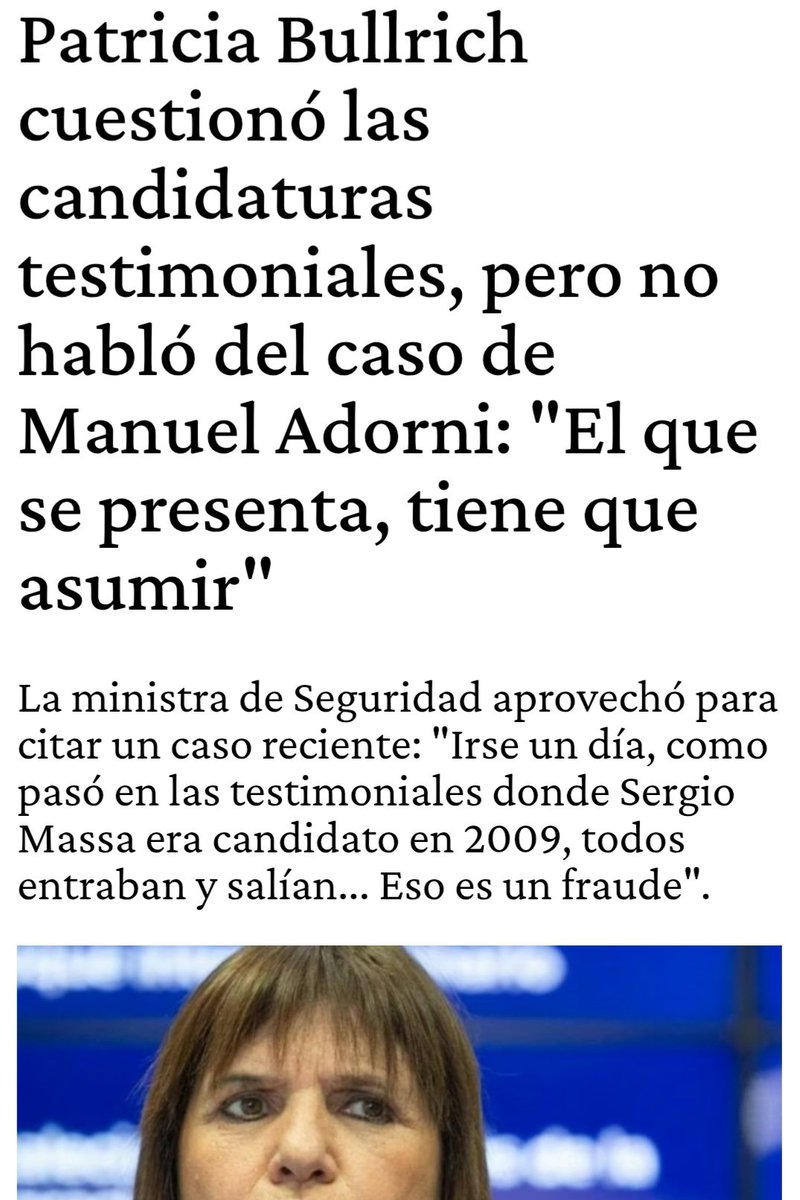La BUP no evita los fraudes poselectorales de las candidaturas testimoniales.
Los nuevos políticos no están exentos de las peores prácticas antidemocráticas.
Pese a la voluntad del 30% del electorado de CABA, Manuel Adorni no asumirá su banca de legislador.
#LaEstafaAvanza