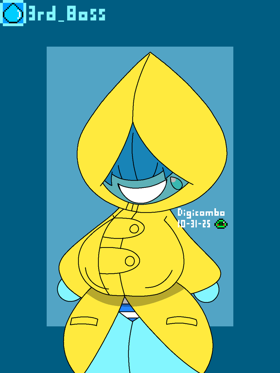 Happy Halloween 🎃 

Here's Aqua in a raincoat ^-^