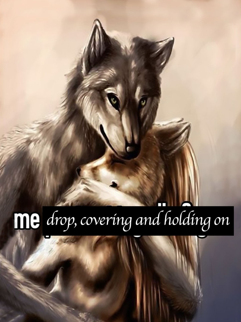 When the ground shakes, don’t just paws - remember, to drop, cover, and hold on!

Knowing what to do during an earthquake is critical when one hits. 

Find out more at ListosCalifornia.org