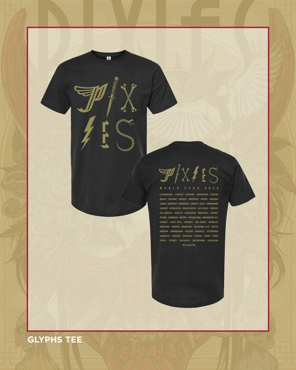 PIXIES ツアーグッズ①】 いよいよ明日からスタートするピクシーズ来日