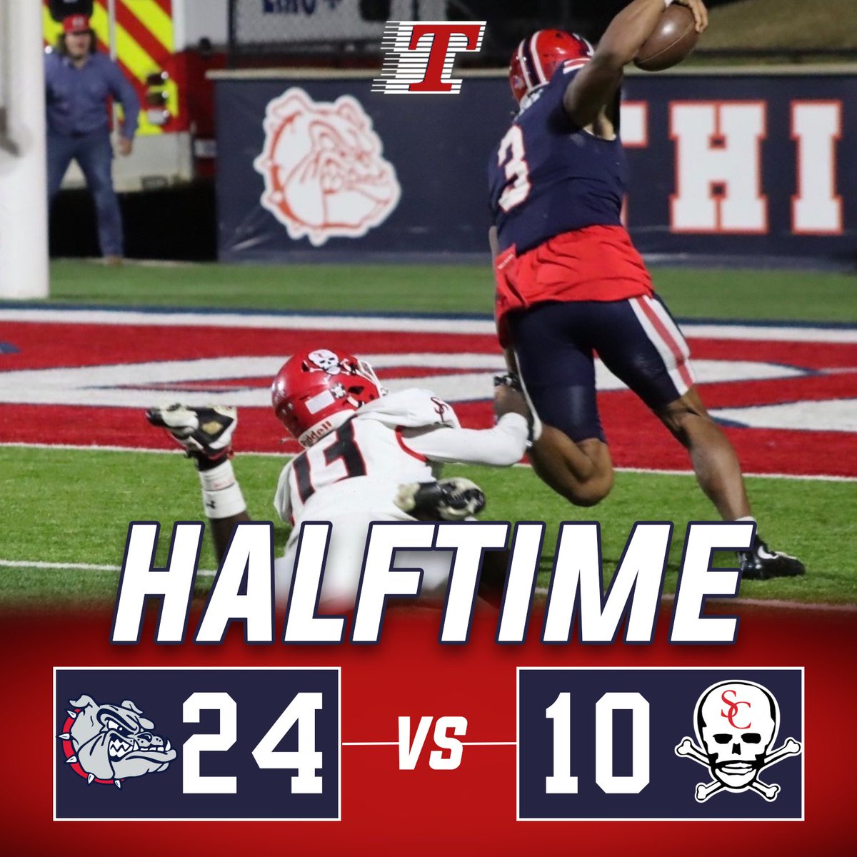 Dogs lead at the half! 

#BAD #BeADog #GoDogs #CommitToTheT