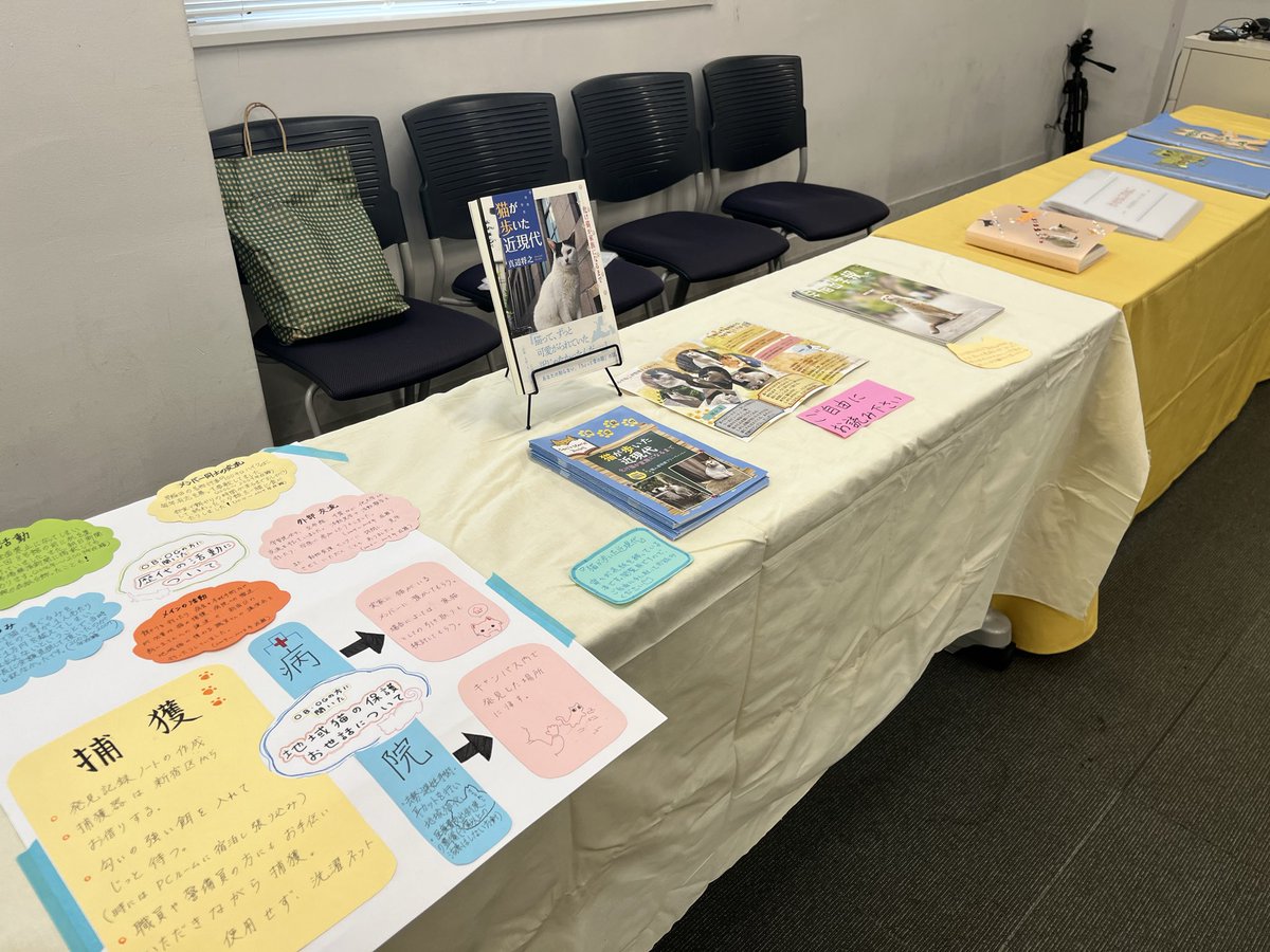 早稲田祭1日目始まりました！👏
オリジナルグッズの販売や展示を行ってます🐈
たくさんの方のご来場お待ちしております！！