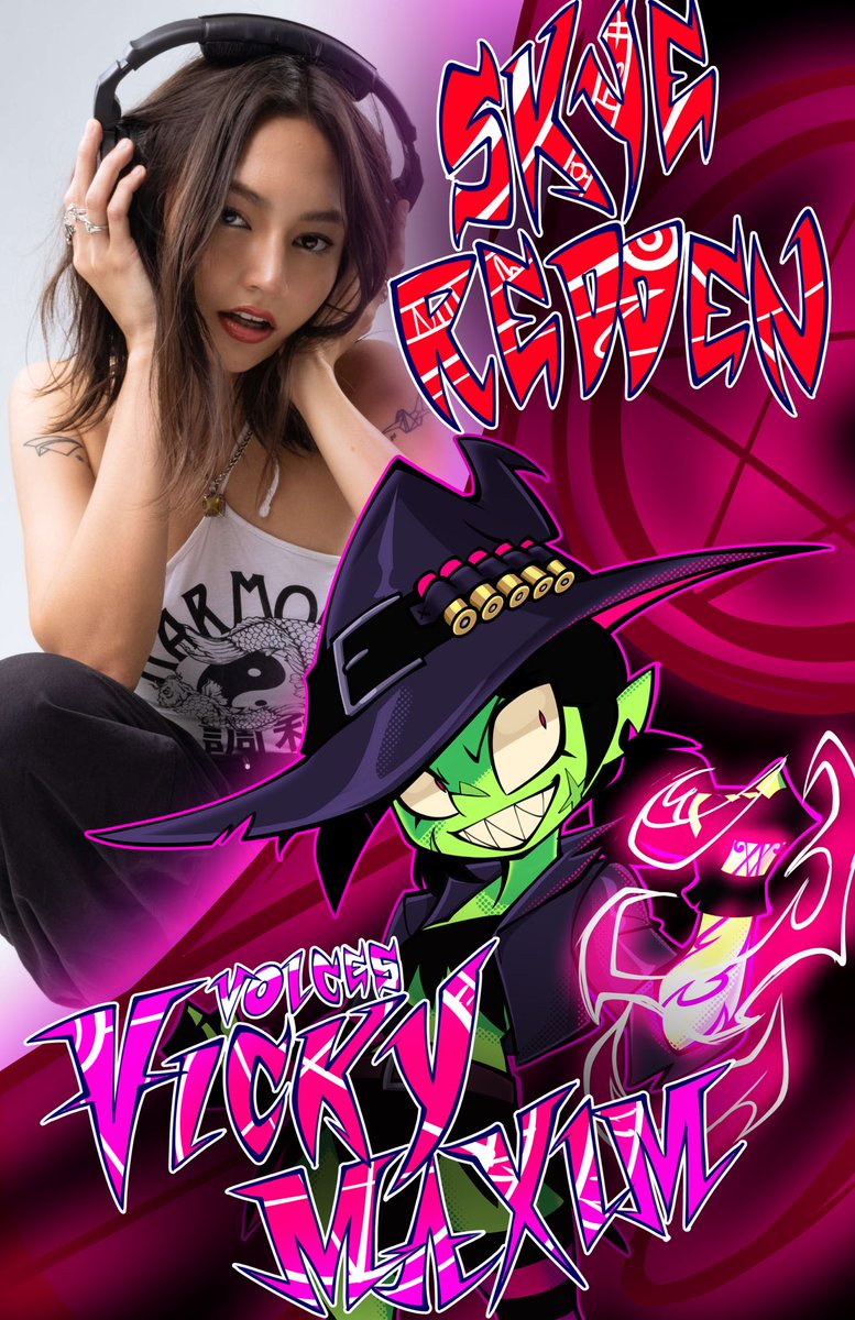 ✨ VA Announcement ✨ 

Proud to announce <a href="/SkyeReddenVO/">Skye Redden 💖✨️</a> as VICKY MAXIM for our upcoming pilot of Vicky the Shotgun Witch!

An awesome and amazing talent to have on the team