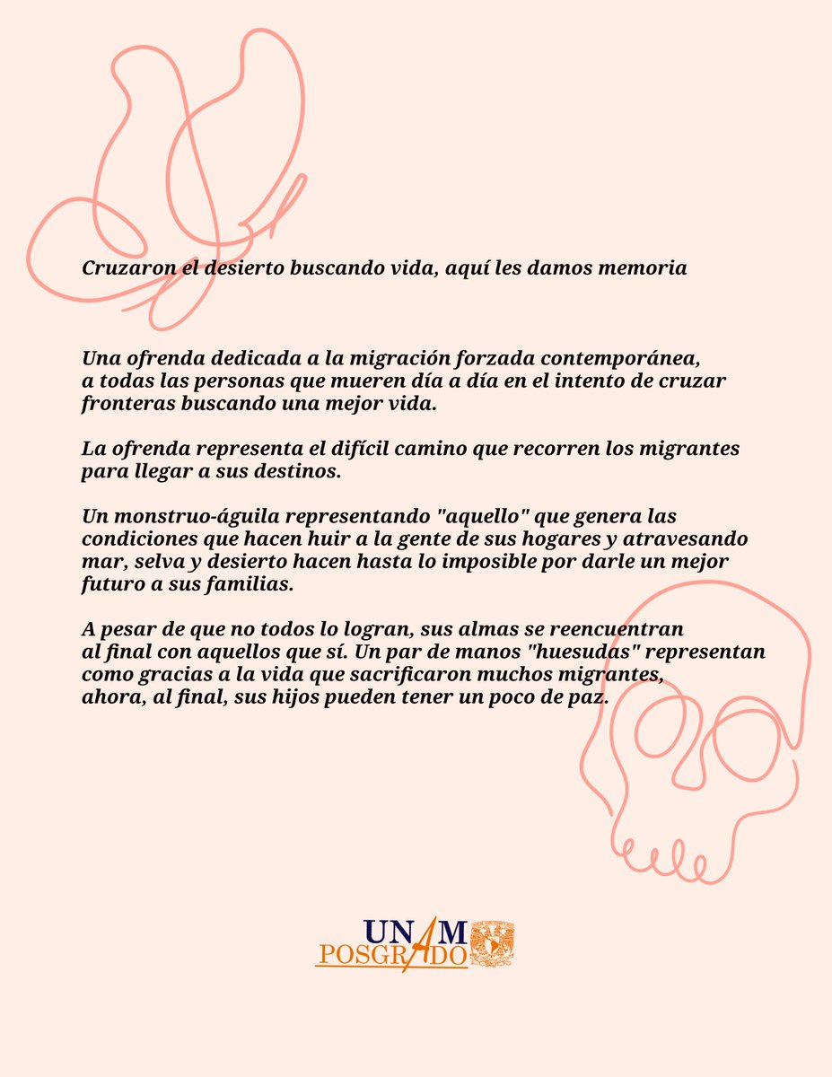 El Posgrado de la UNAM presente en la #MegaOfrenda
¡Te invitamos a realizar un recorrido por la historia, la tradición y la imaginación!
#SomosPosgrado