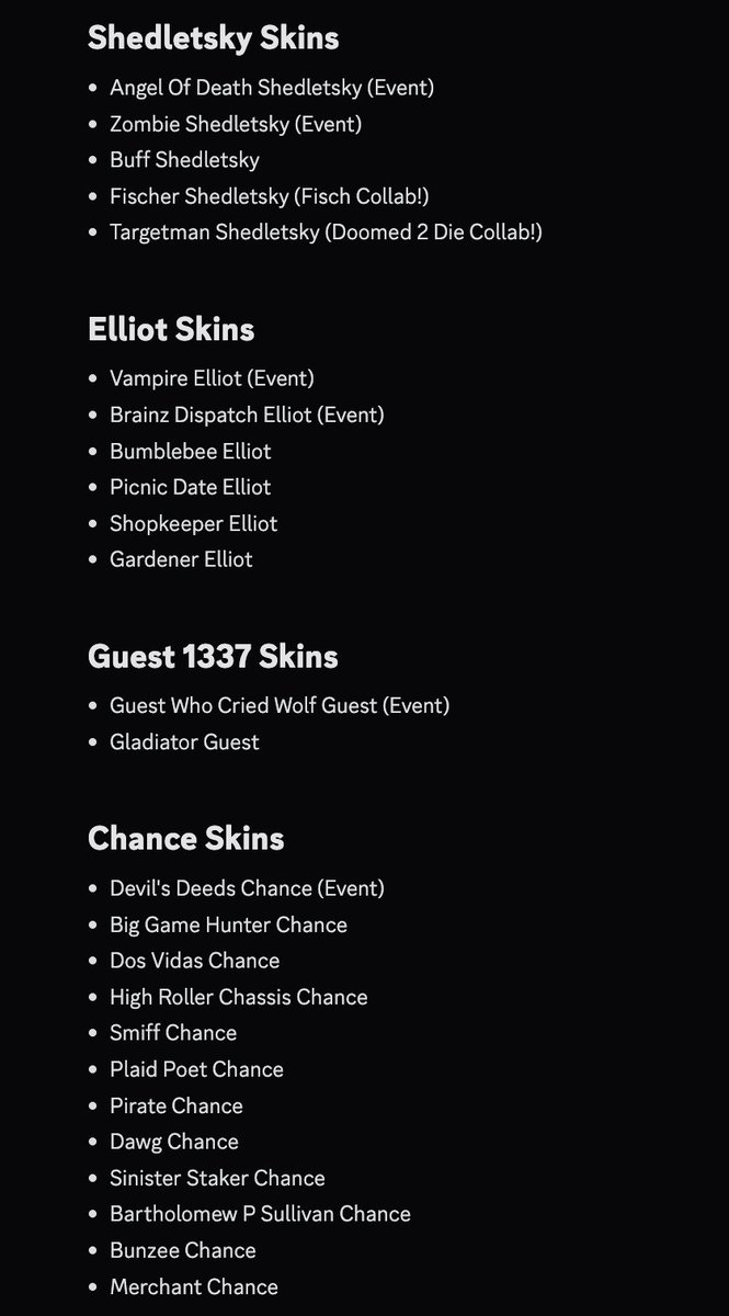 Forsaken News tweet media