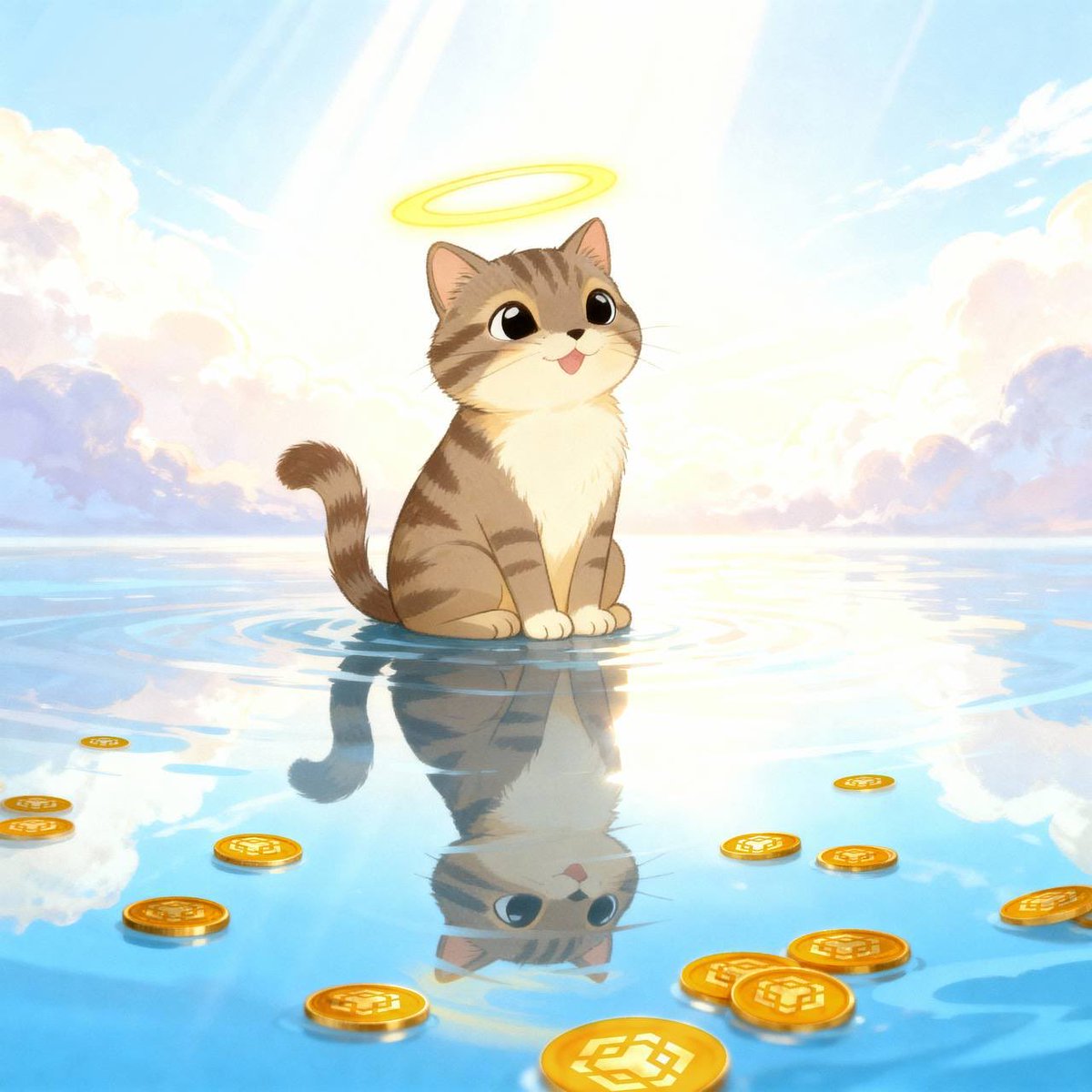 kitkat_BNB's tweet photo. $Kitkat has gone to heaven, carrying a halo and the dreams of BNBChain .
Elon has seen it.
Now we just need Yihe and CZ to see it too https://t.co/hKAX0WnV5G