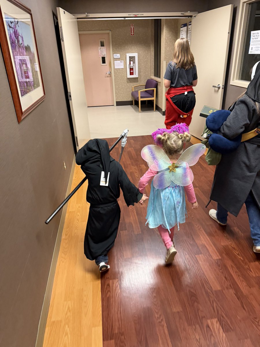 On second thought, maybe wearing a grim reaper costume to visit family in the hospital was a bad choice…