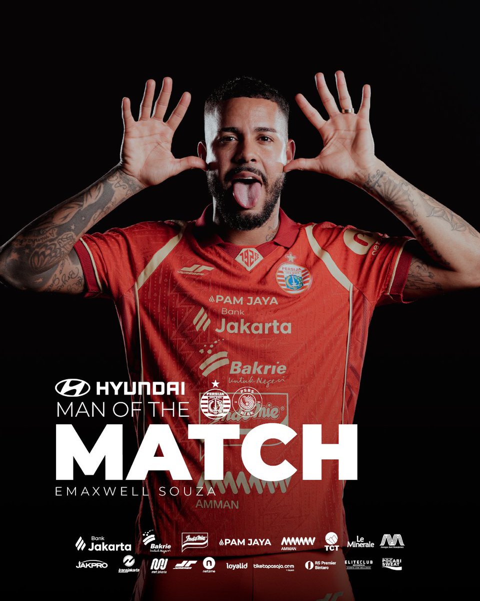 Our Man of The Match vs PSBS Biak, Emaxwell Souza! 🤩💫

#BRISuperLeague #Persija