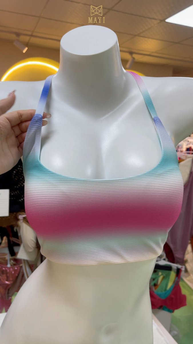 mayi_factory's tweet image. Color that moves with you 🌈
Soft, stretchy, and full of flow — this yoga top feels like calm energy in motion.
Not just activewear, it’s a mood. 💫
#YogaFit #Activewear #ColorVibes #FitInspo #WellnessJourney #YogaStyle #GymAesthetic