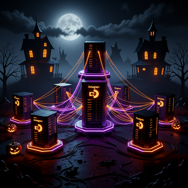 projectkolokoy's tweet photo. What's scarier than centralized infrastructure costs? This Halloween, @Datagram is treating you to decentralized networks with up to 90% savings! No tricks, just treats for your infrastructure needs. 🎃 #DePIN #Halloween Join the network: https://t.co/t0JMFiY3cX https://t.co/39QCrTfKEZ